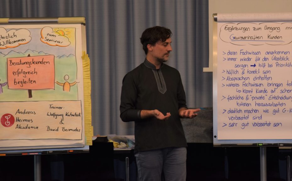 Beratertraining mit David Bermudez