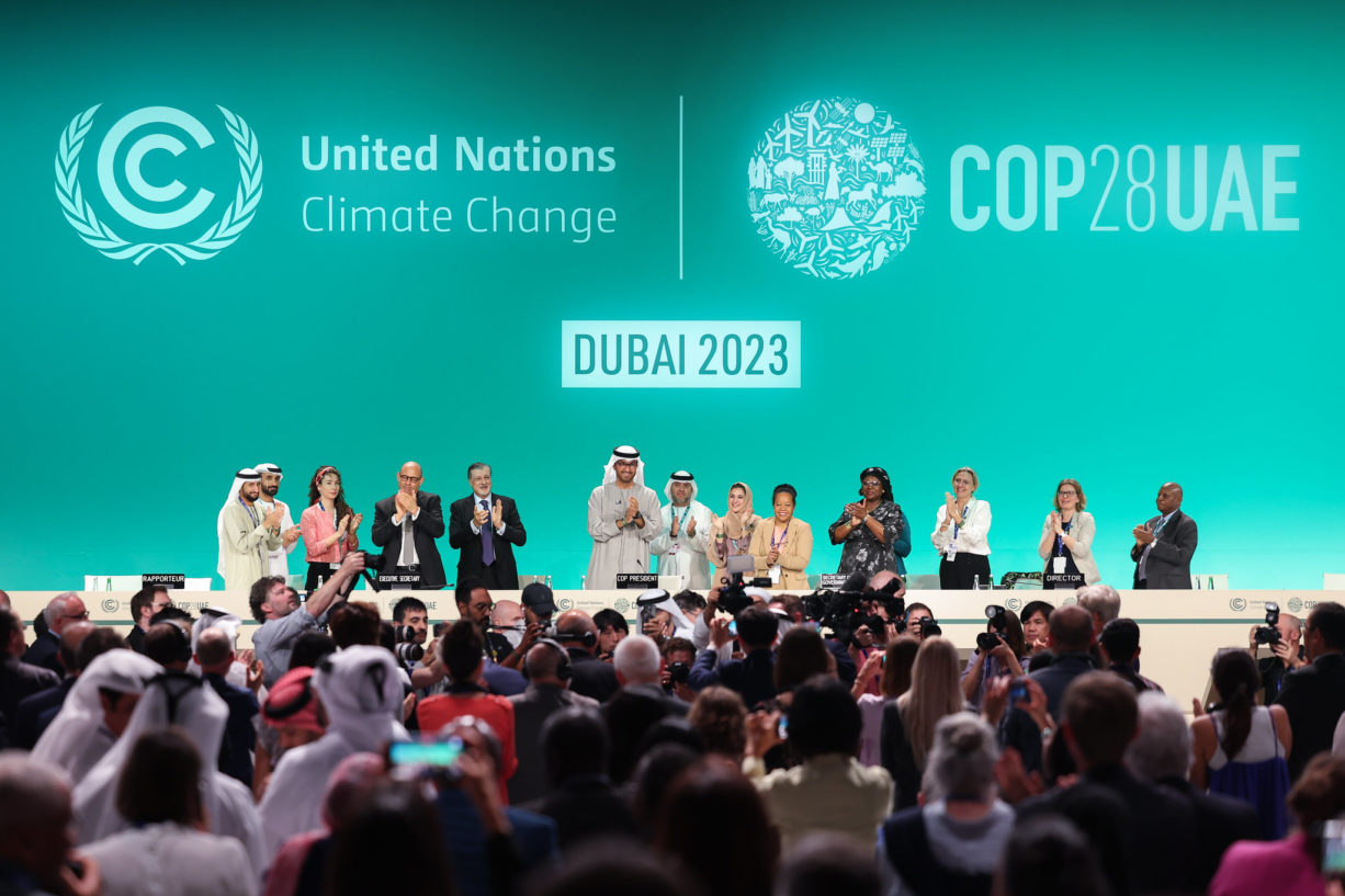 UN-Klimakonferenz COP28 in der Expo City Dubai am 13. Dezember 2023 in Dubai (Photo by COP28 / Christopher Pike)