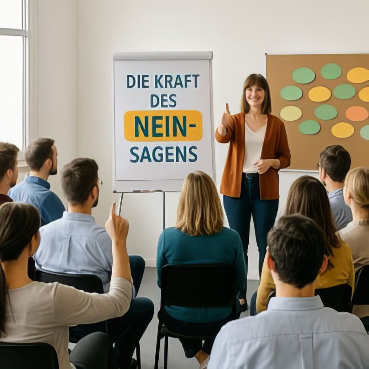 "Seminaralltag in der KI-Welt", KI-generiertes Bild