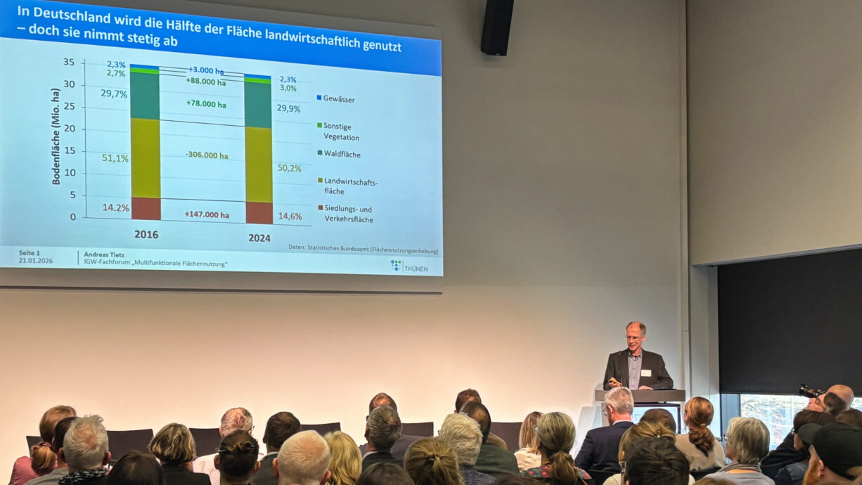 Dipl. Ing. Andreas Tietz vom Thünen-Institut für Lebensverhältnisse in ländlichen Räumen